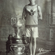 Longboat with a trophy in 1907.